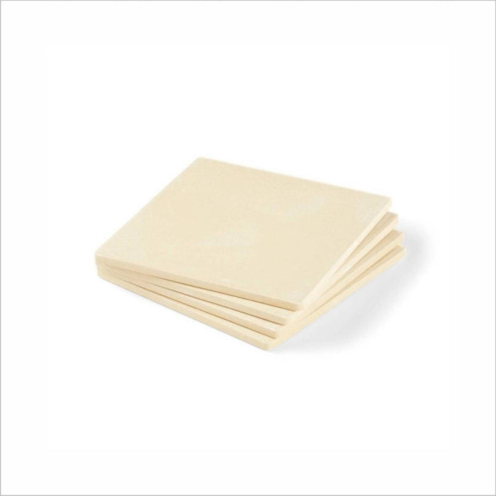 Ensemble de 4 pierres à pizza carrées