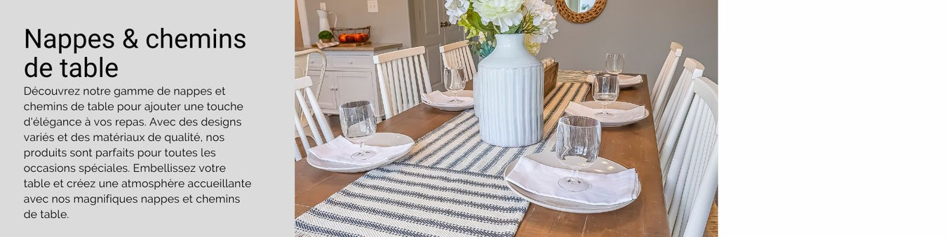 Nappes & Chemins de table