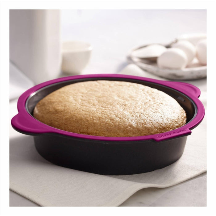 Moule à Gâteau Rond en Silicone ( 23 cm )