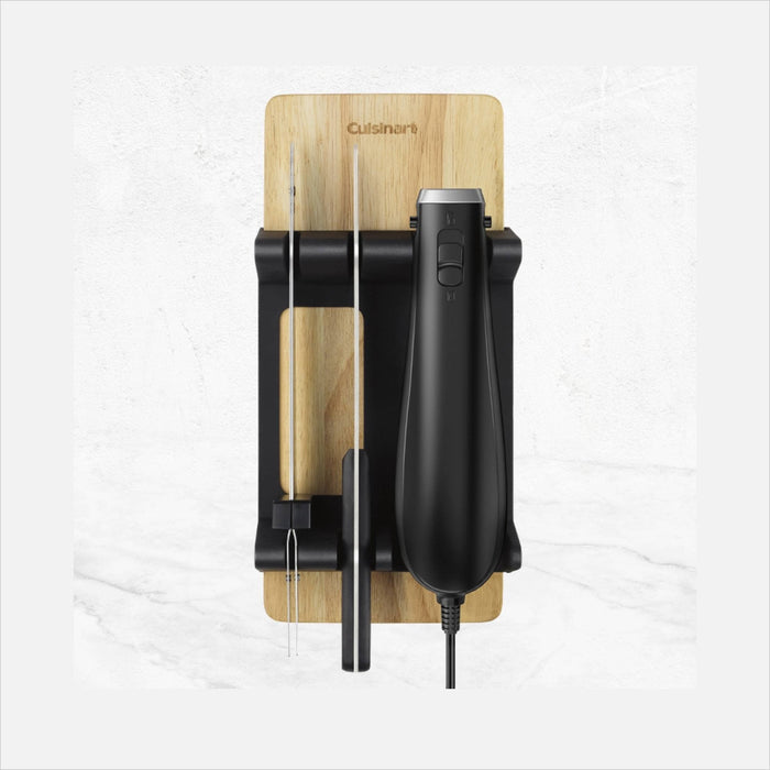 Ensemble de couteaux électriques avec planche à découper
