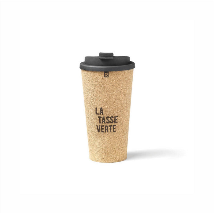 Tasse réutilisable en liège double parrois